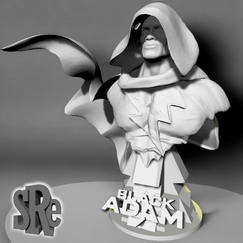 Black Adam Bust - DC Movie