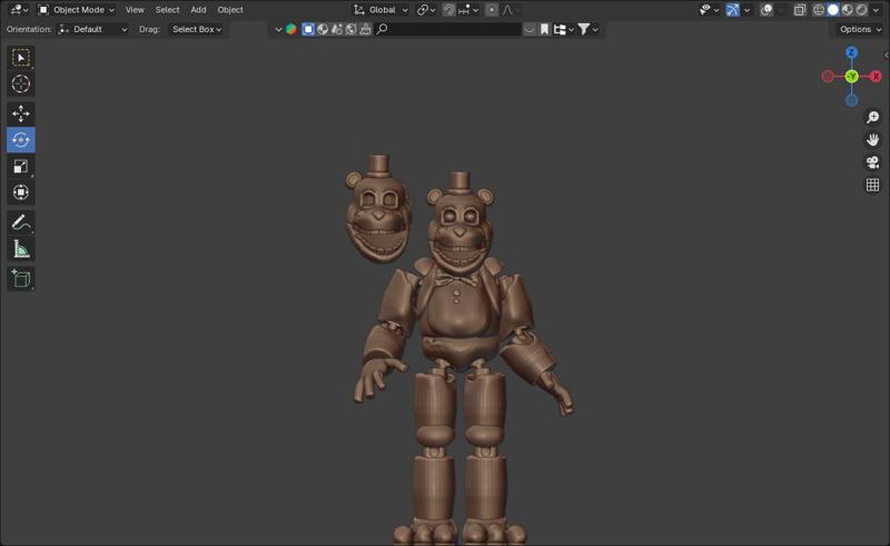 Freddy/Golden Freddy Figure