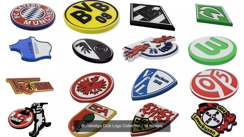 Bundesliga Club Logo Collection
