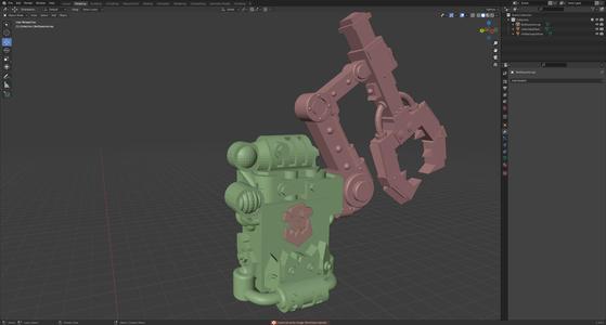 Greenskin Servo-Arm Backpack