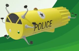 Dick Tracy inspired Police Coupe