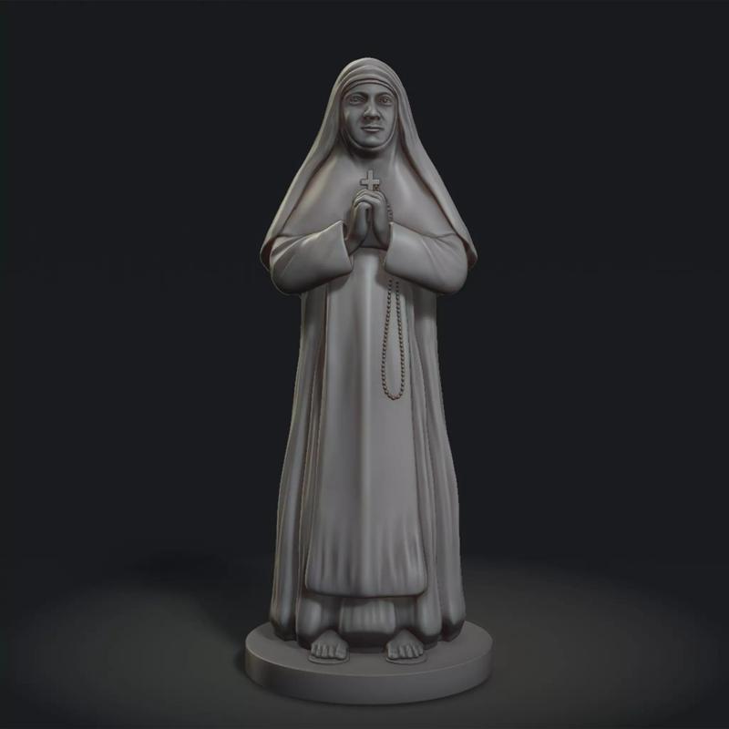 3D model of a Nun