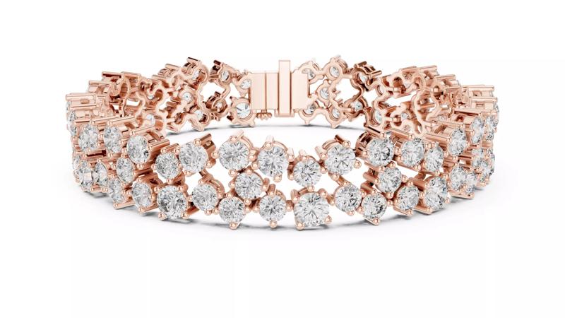 Tennis Bracelet 3dm stl renders Animation video details