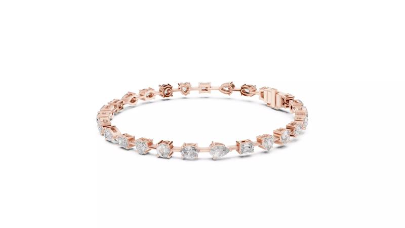 Tennis Bracelet 3dm stl renders Animation video details