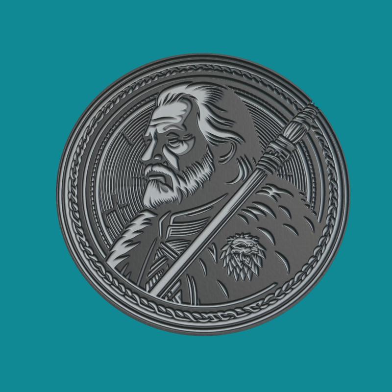 Jorah Mormont Print Model Jorah Mormont Medallion Jorah Mormont Wall Decor