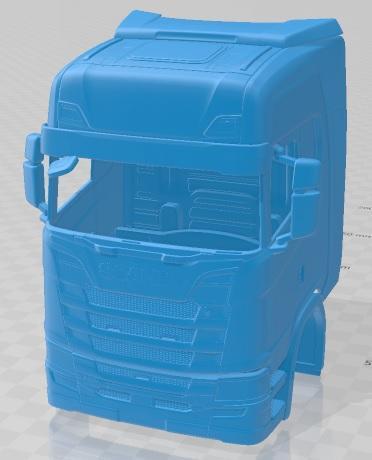 Scania S 730 Highline Tractor Truck 2016 Printable Cabin