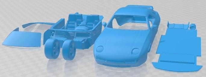 Porsche 928 GTS Printable Car