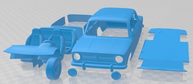 VAZ Lada 2101 1970 Printable Car