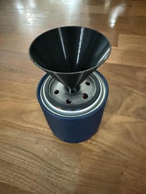 3/4x16 Threaded Oil Filter Pre-Fill Funnel