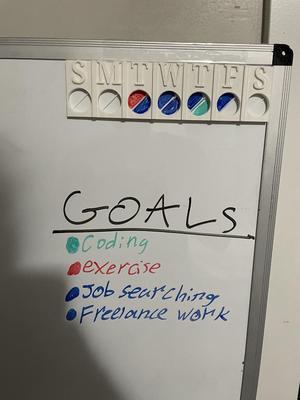 Split Circle Weekly Organizer for Whiteboard