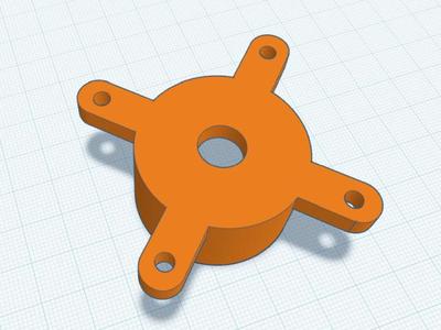 3/8-24 Vertical Antenna PVC Mount Cap