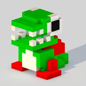 Dig Dug - Green Monster