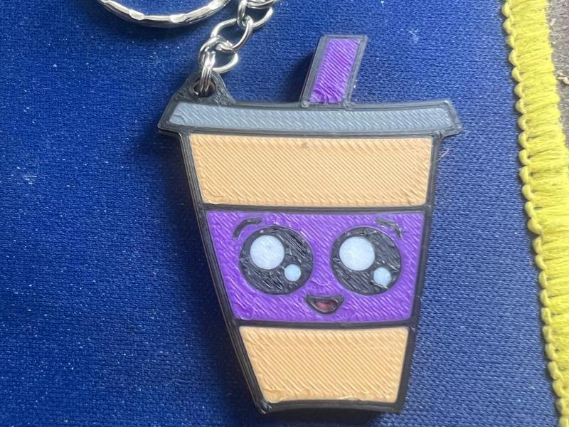 Keychain - Small Funny Cup
