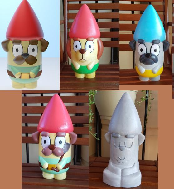 Bluey Hammerbarn Gnomes - The Set