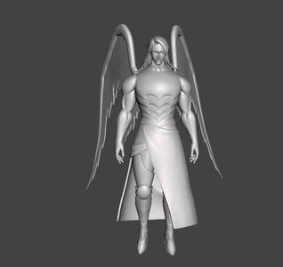 Four Archangels Mael 3D Model