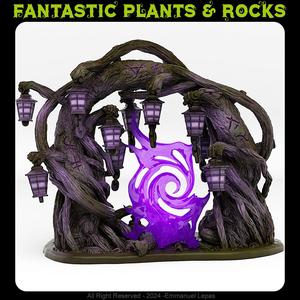 CREEPY FOREST PORTAL WITH ITS DARK MAGIC EFFECT