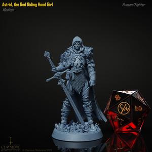 Astrid, the Red Riding Hood Girl