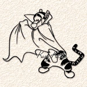 Tigger the Vampire Dracula Wall Art Home Decor