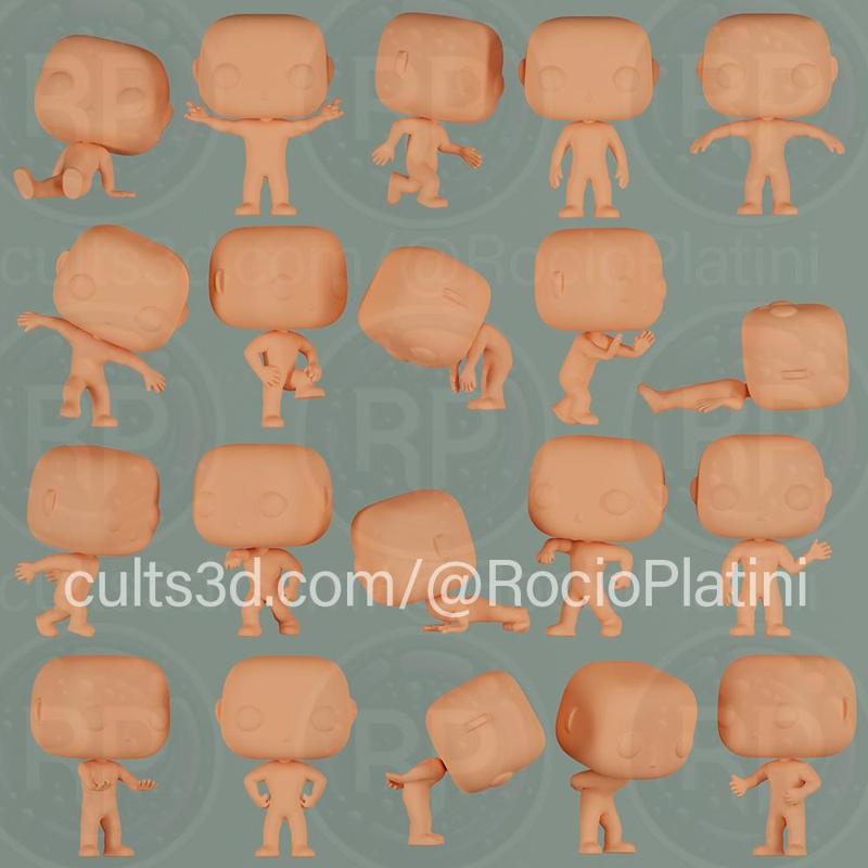 Pack 20 funko poses / Pack of 20 funko poses