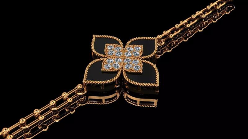 Princess Luminary Bloom Braclete  2gm