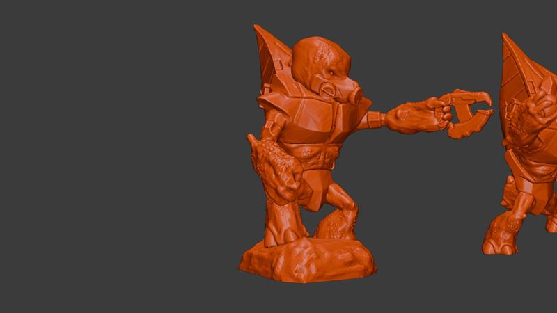 Halo- Covenant- Grunt minors- 32mm- 9 Poses