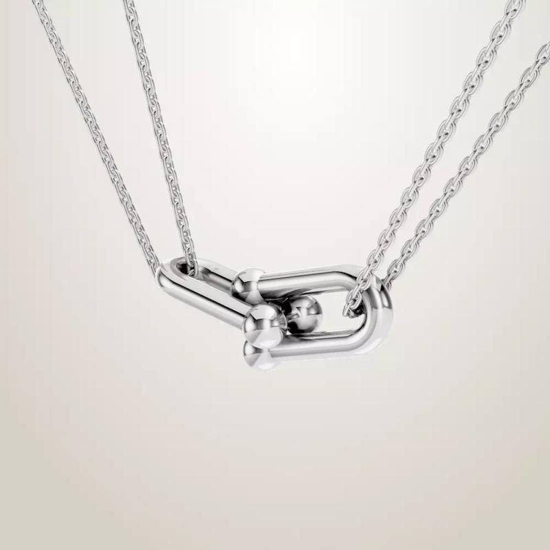 Tiffany HardWear Large Double Link Pendant in Sterling Silver