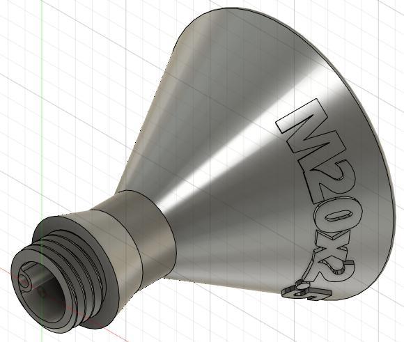 CRF110F THREADED FUNNEL