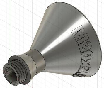 CRF110F THREADED FUNNEL