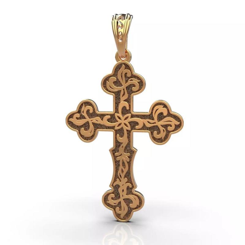 Cross with pattern