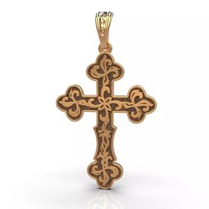 Cross with pattern
