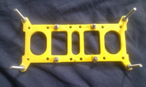 Squashed frog replacement for repraps: parametric , printable 