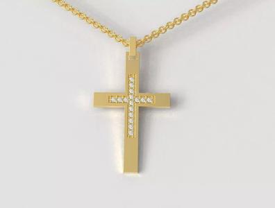 Cross Diamond Pendant