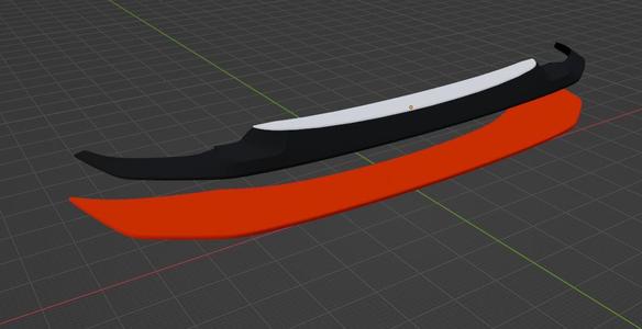 Front Aero Lip and Splitter