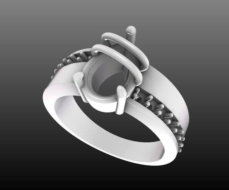 Marquise Gold Graduation Ring