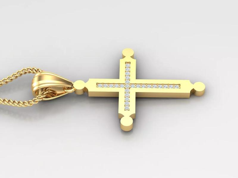 Cross Light Gold 4CP009 3DM STL