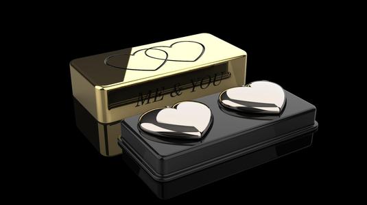 Jewelry box - Jewelry box - Pendentif cœur - Heart pendant