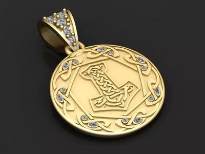 bold round medallion design