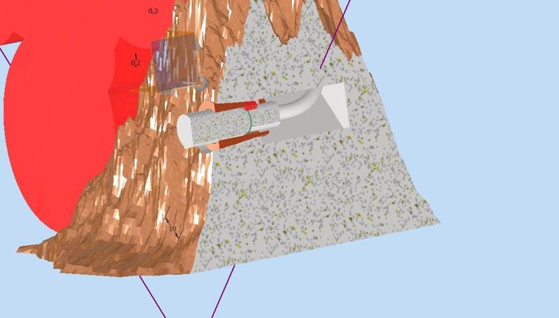 Mountain bike with leds