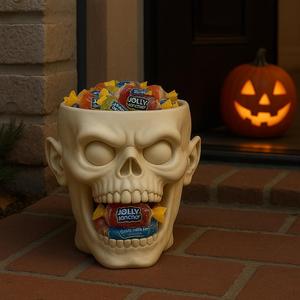 Halloween Skull Candy Bowl – 3D Printable Decor