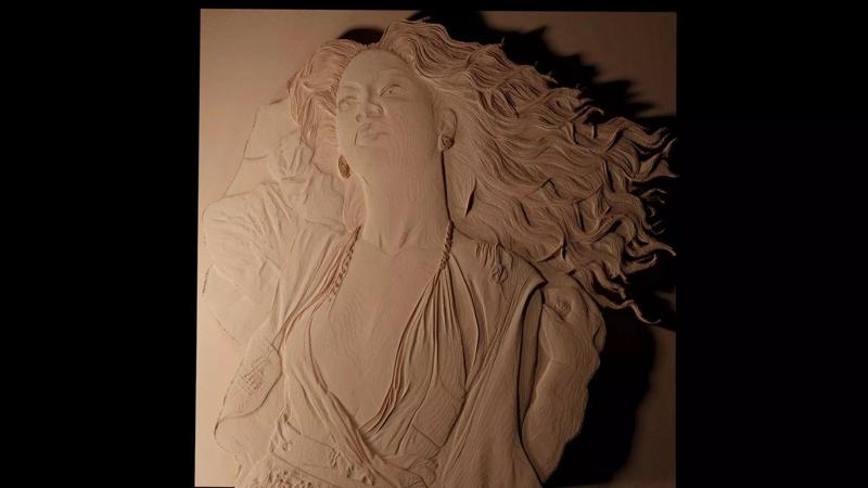 Beyonce CNC 3d Print High Relief Sand Casting