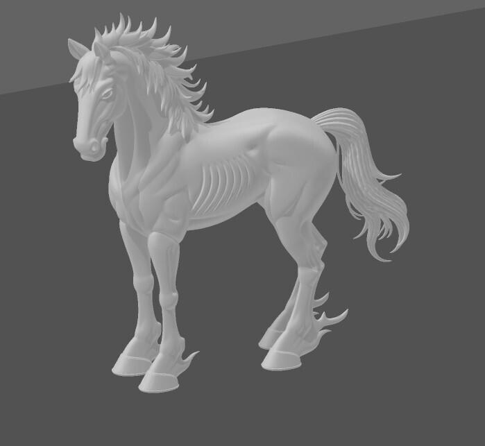 horse symbol of the year 2026 gift statuette bust