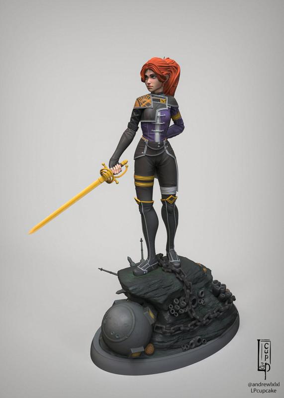 Maelle fanart figurine