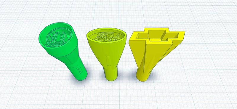 Custom Exhaust Tips 1/25th scale