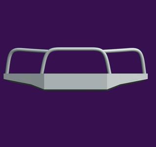 RC CAR BULL BAR BUMPER 058 3D PRINT STL