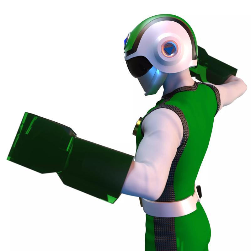 Chounshinsei Flashman - Green Flash