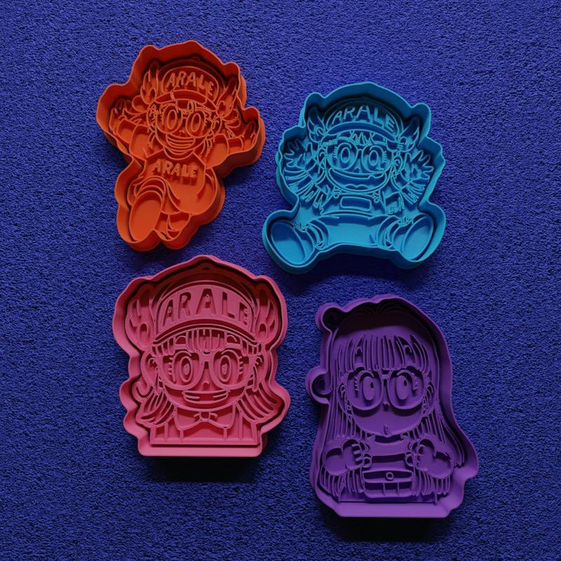 Set Cookie Cutter Arale x 3 +1 bonus