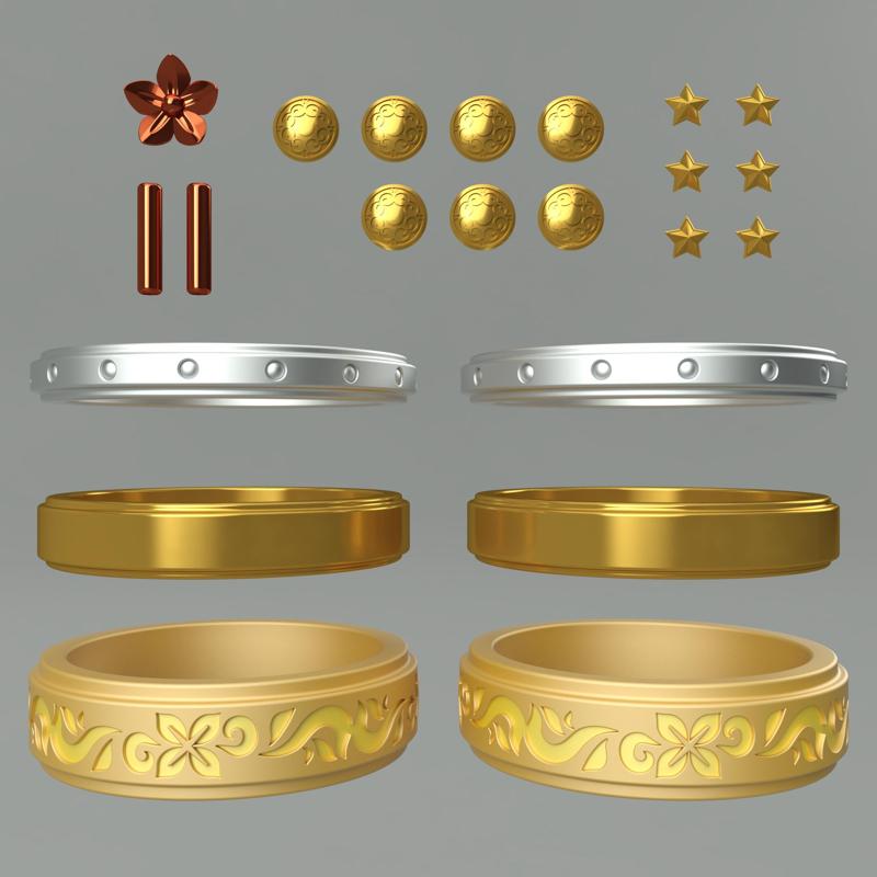 Final Fantasy VII Remake Aerith Gainsborough Jewelry and Accessories, Video game, props, cosplay