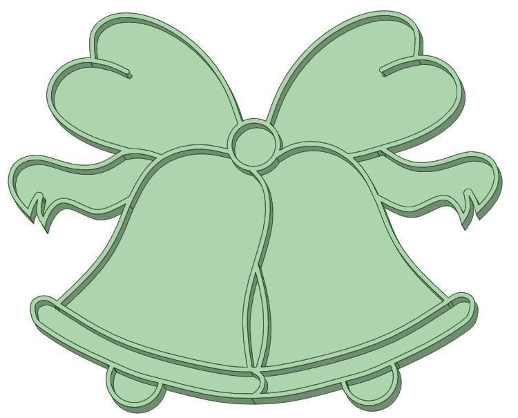 Christmas bells 1 cooke cutter