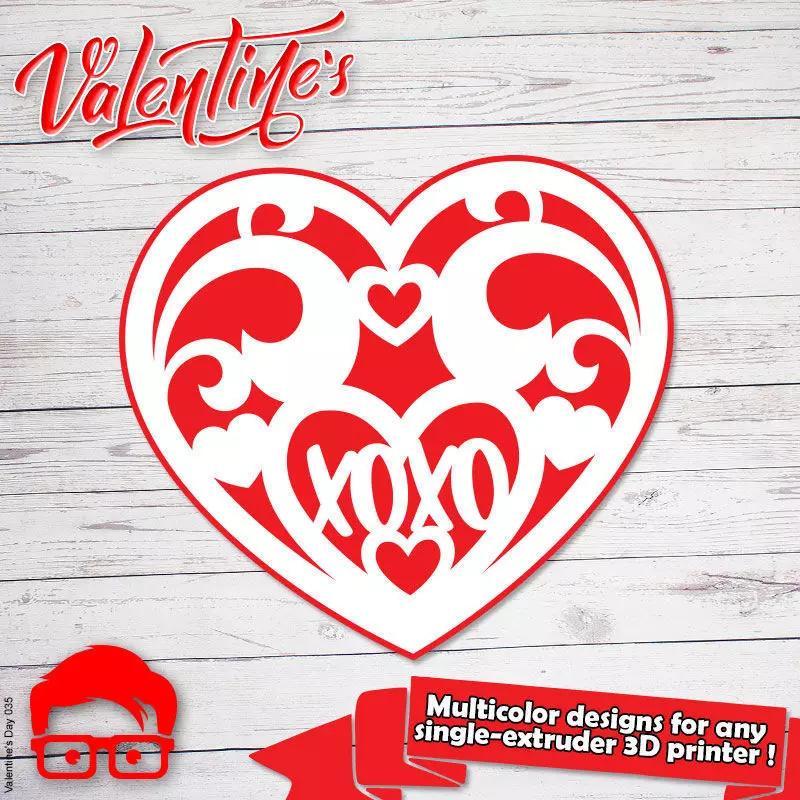 Valentines Day heart ornament gift for your loved one