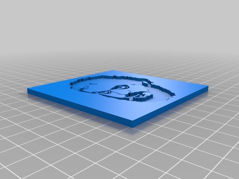 Stanley Kubrick Face 3D Print 